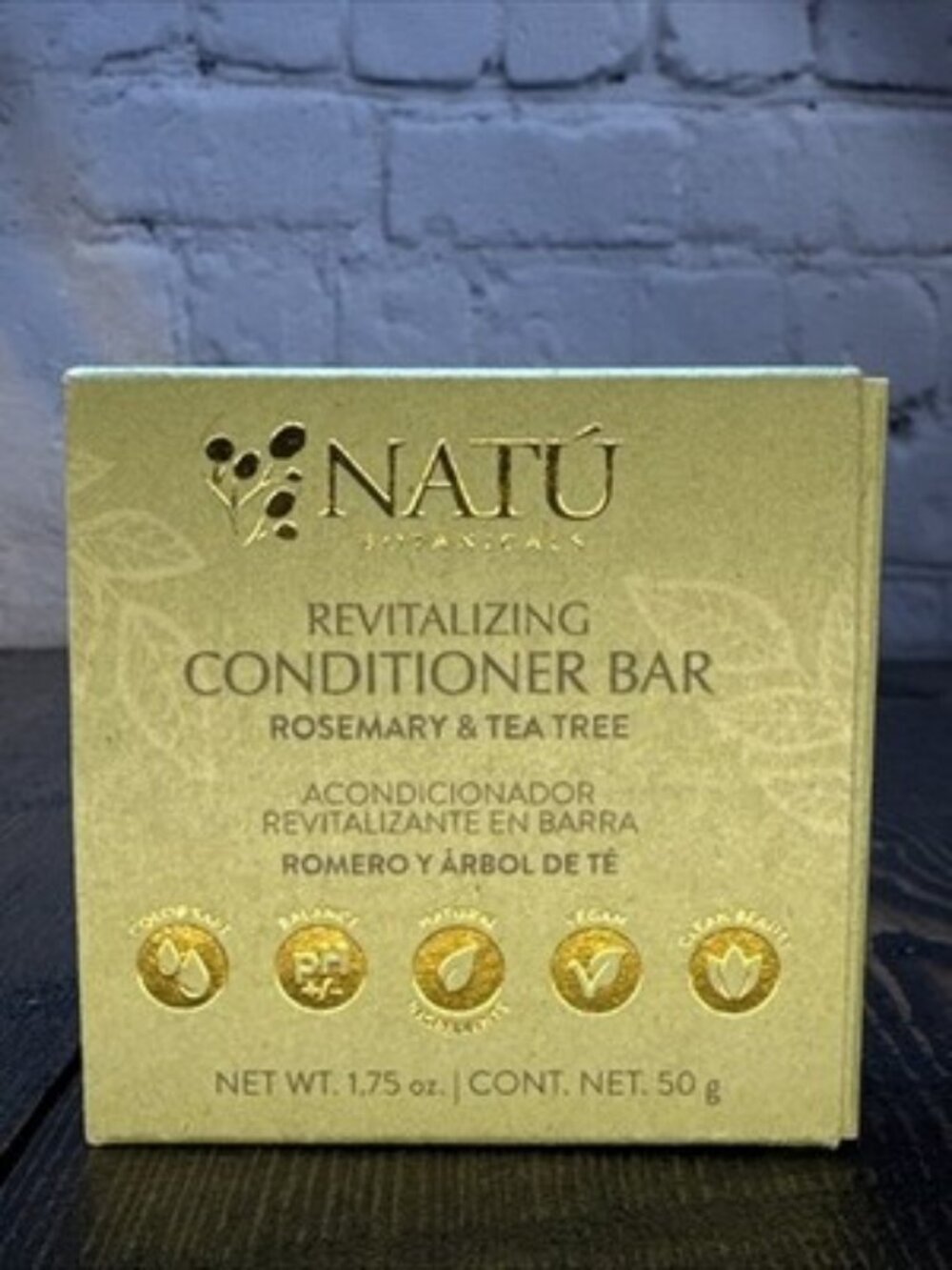Natu Botanicals Revitalizing Conditioner Bar Rosemary & Tea Tree Oil